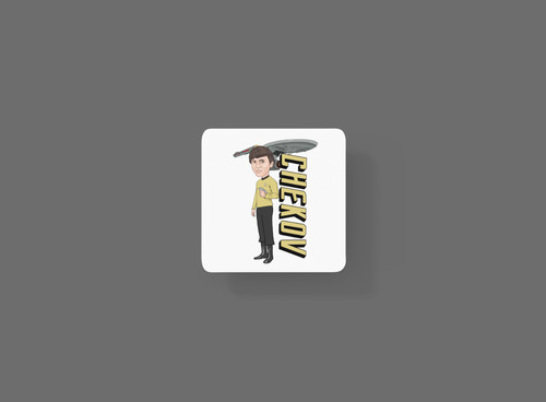 Chekov star trek movie coaster - star,