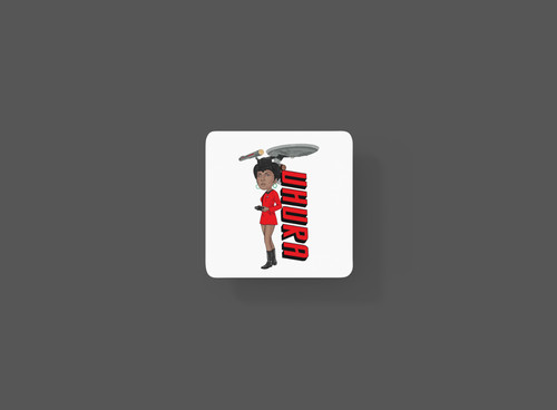 Uhura star trek movie coaster - trek,